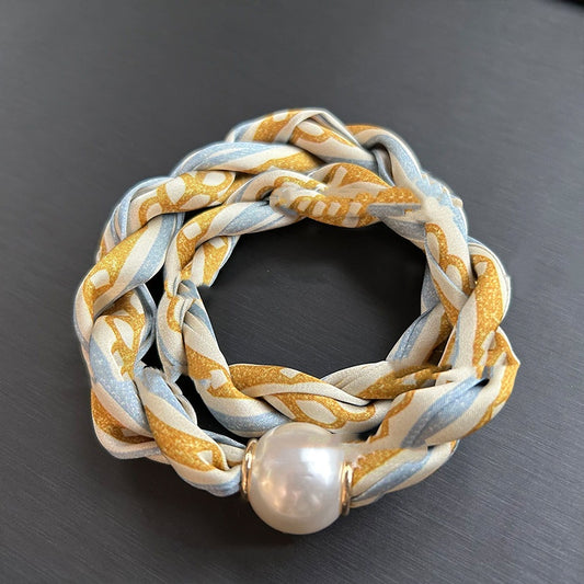 Gilded French Romantic "Effortless Chic" Silk Scarf Gift Set