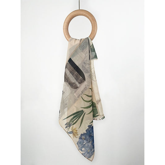 Floral Lightweight & Breathable Scarf (70cm)