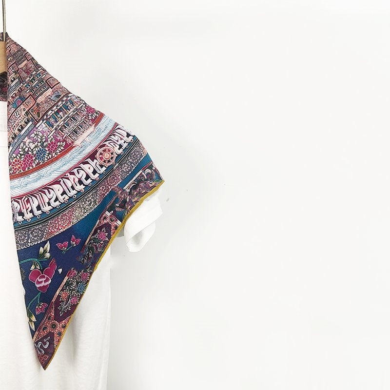 Sanskrit retro ethnic style warm scarf