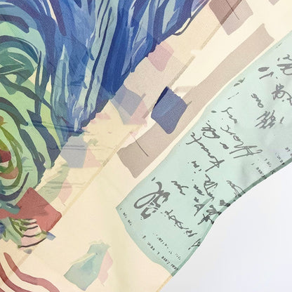 Artist-Style Oil Painting Print Square Scarf (70cm)
