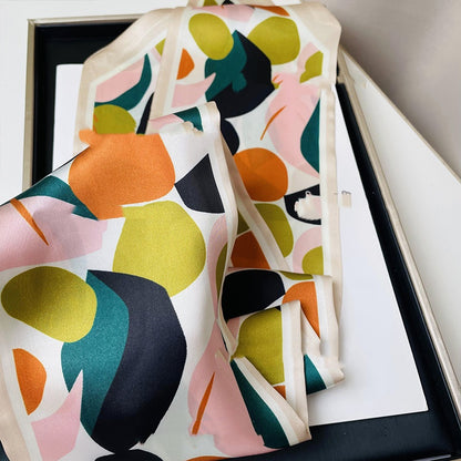 Colorful Summer Dopamine Long Scarf