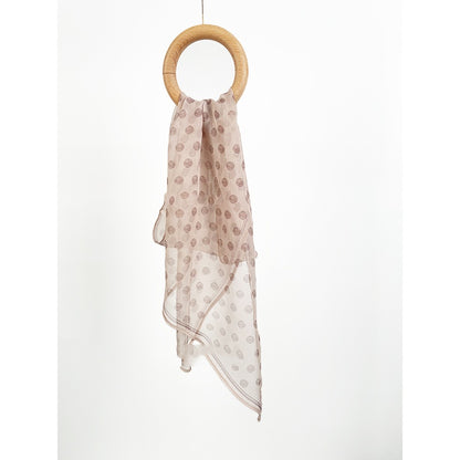 Grey and Pink Polka-Dot Ribbon