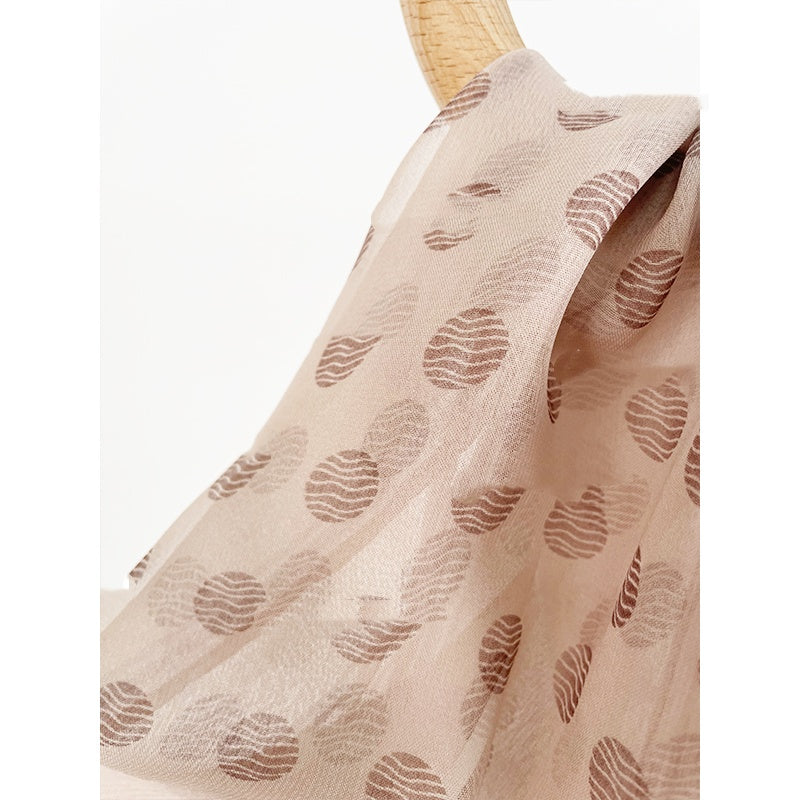 Grey and Pink Polka-Dot Ribbon