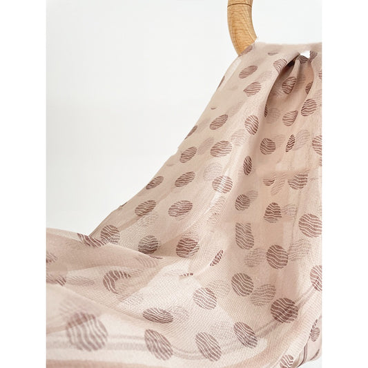 Grey and Pink Polka-Dot Ribbon
