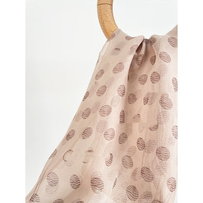 Grey and Pink Polka-Dot Ribbon