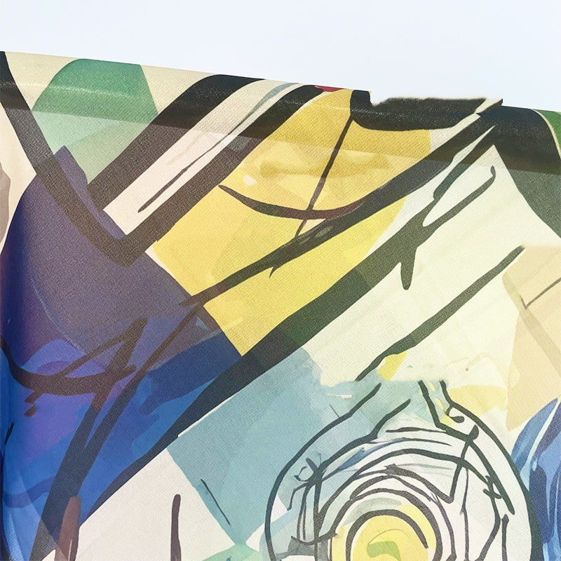 Artist-Style Oil Painting Print Square Scarf (70cm)