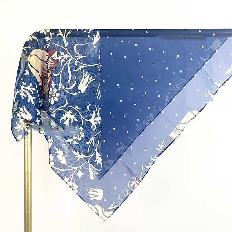 Preface to the Orchid Pavilion Polka Dot Square Scarf (70cm)