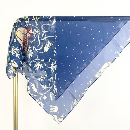 Preface to the Orchid Pavilion Polka Dot Square Scarf (70cm)