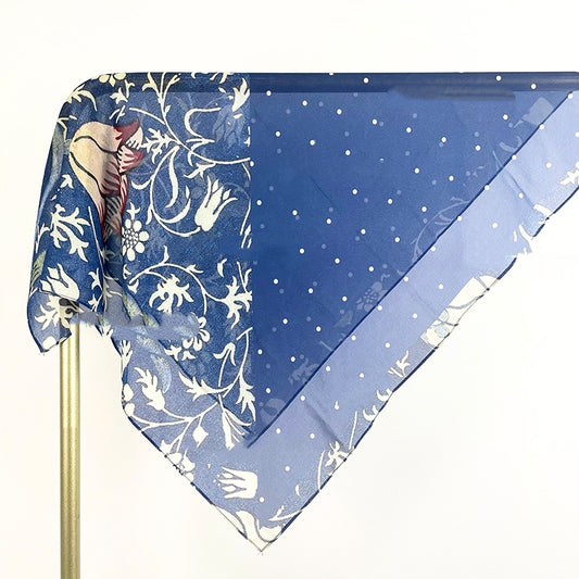 Preface to the Orchid Pavilion Polka Dot Square Scarf (70cm)