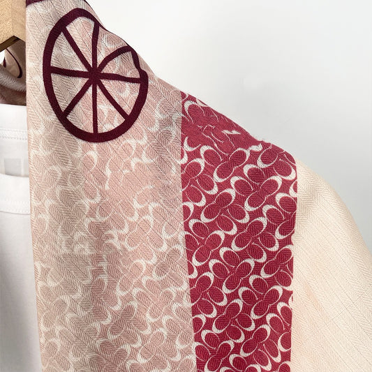 British carriage double-sided color warm scarf