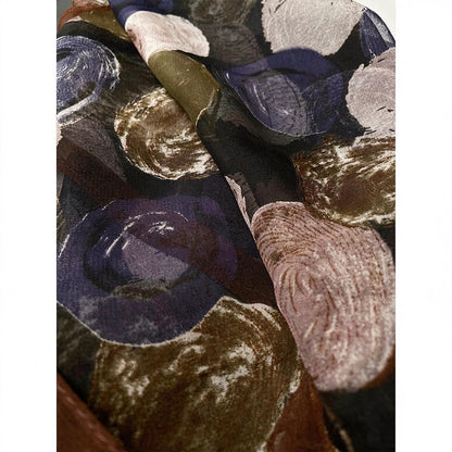 Lightweight, colorful, elongated scarf/shawl