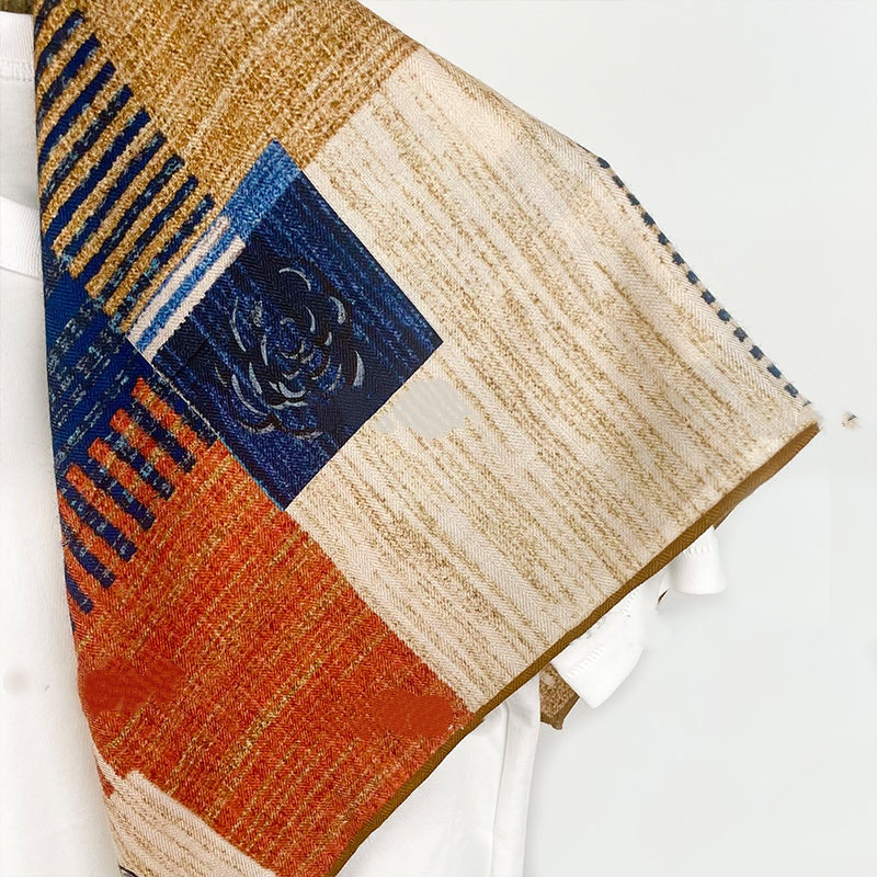 Sugar Cube Camellia Classic Versatile Scarf