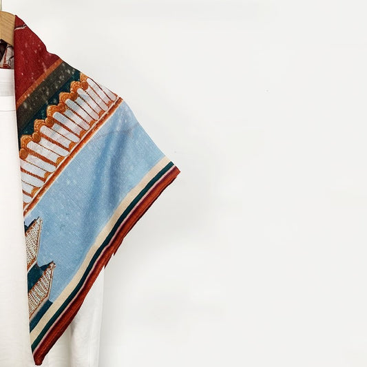 Forbidden City double-sided retro art warm scarf