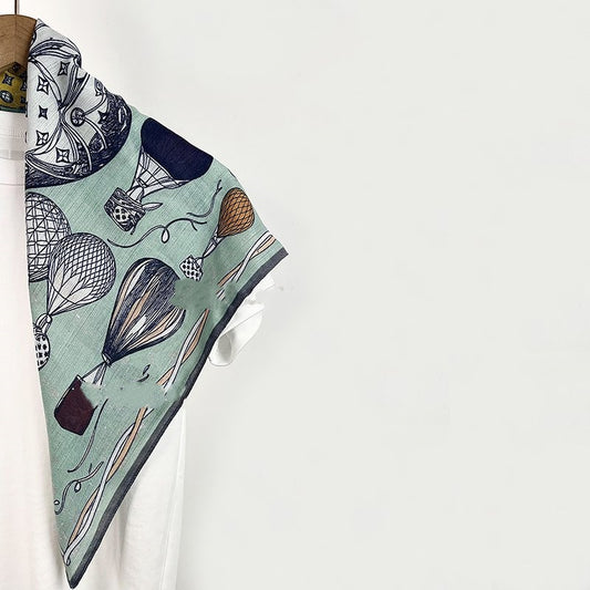 Hot Air Balloon Fashionable and Versatile Warm Scarf