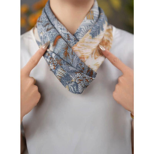 Rainforest Fubao artistic temperament whitening warm large scarf